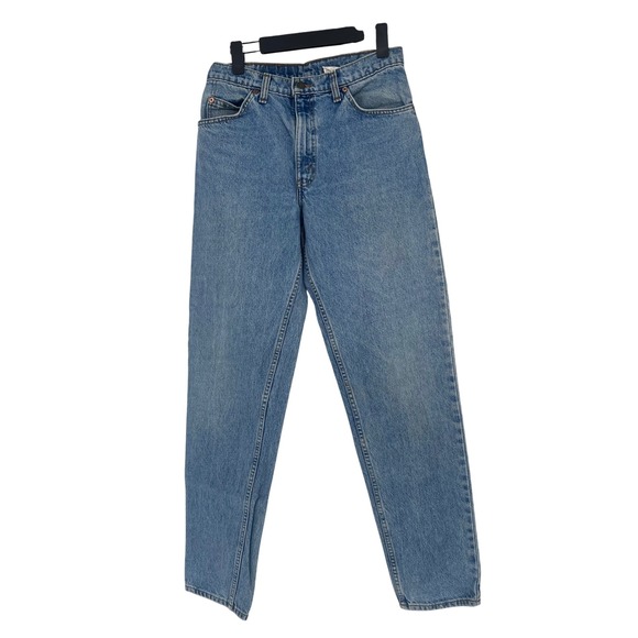 Vintage Levis 550 Relaxed Fit Tapered Leg Jeans Mens W31 L34 Light Wash Denim - Picture 1 of 8